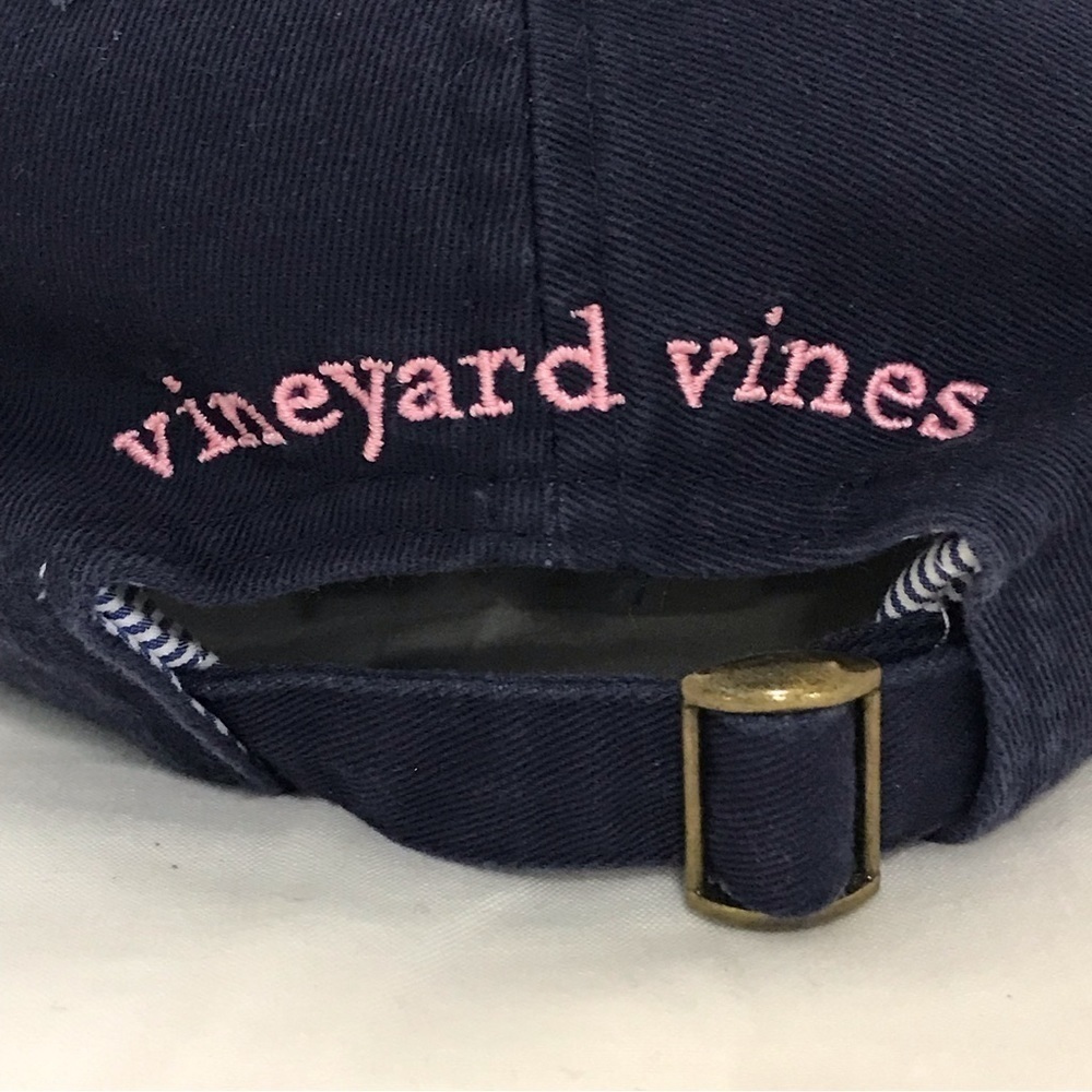 Vineyard Vines Adjustable Blue Ball Cap - image 7